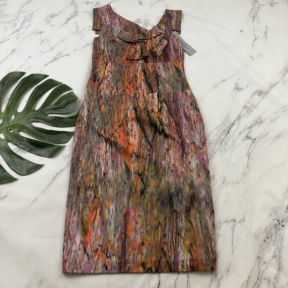 black halo jackie o sheath dress COLLARLESS PRAIRIE DRESS main image 1